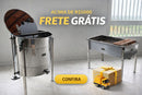 Kit Apicola Iniciante centrifuga mel manual 32/12 + mesa desoperculadora 32 quadros inox 430